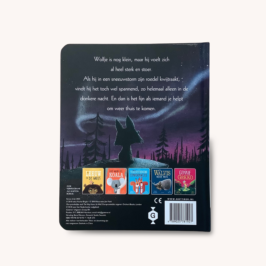 Kartonboek Wolfje wil naar huis