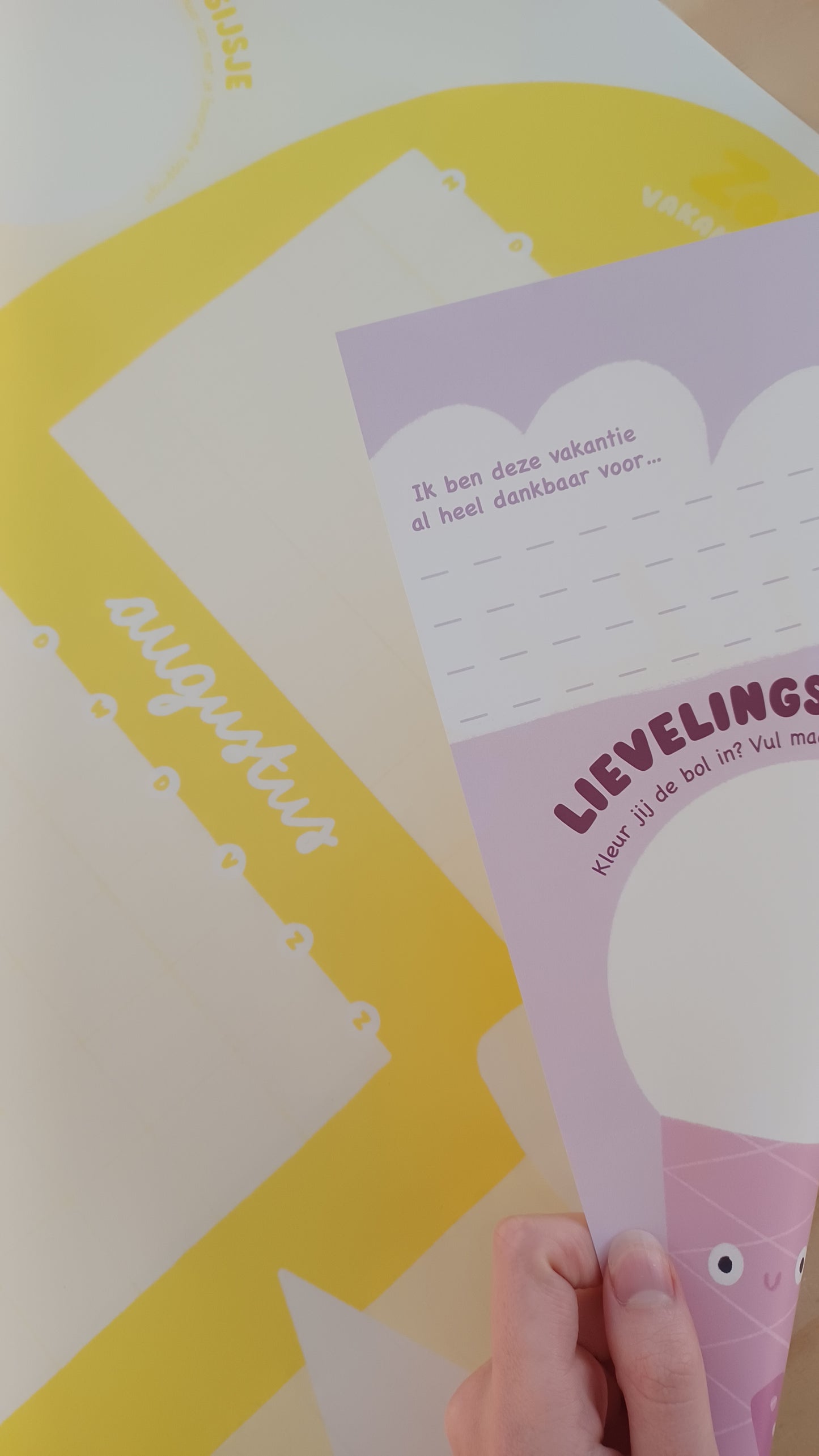 Kneusje: Zomer Vakantieplanner 🌞🍦🦀 ZONDER stickers