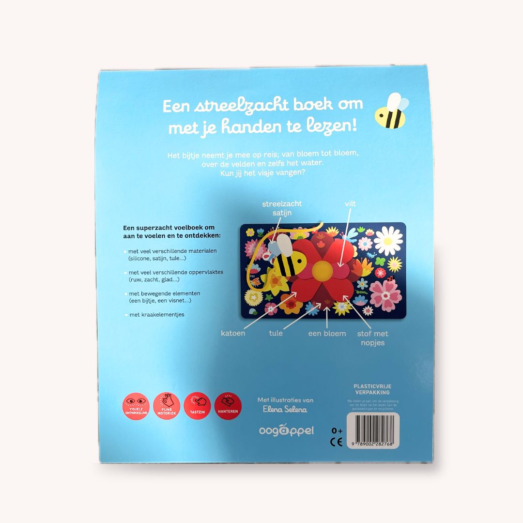 Mijn eerste voelboek vol bloemen 🌼🐝