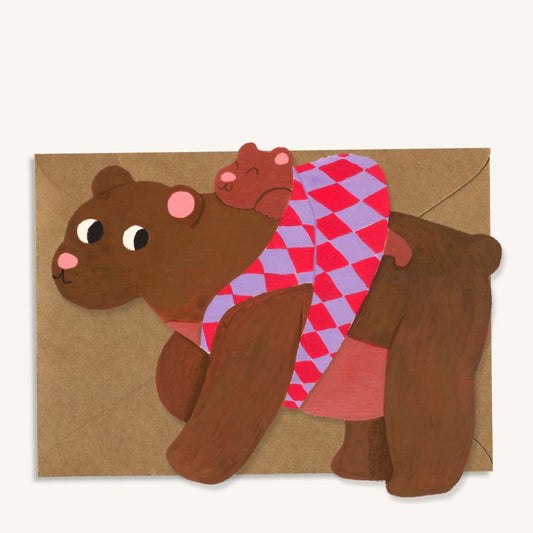 Wenskaart XL Beer 🐻