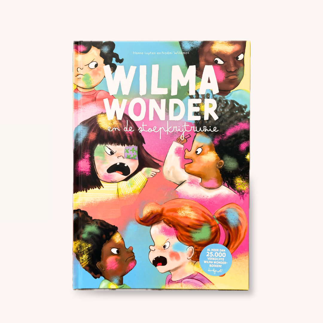 Wilma Wonder met de stoepkrijtruzie