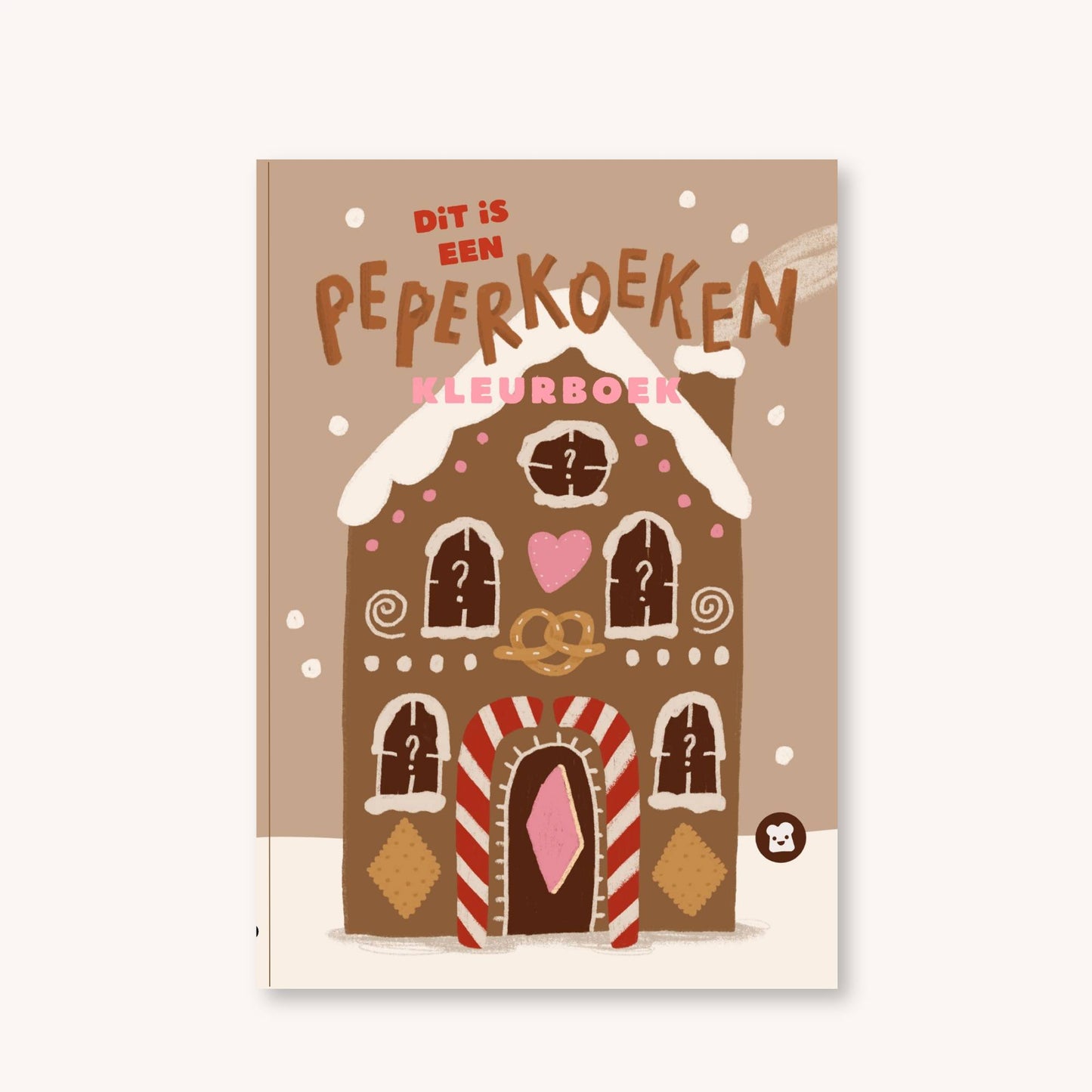 Dit is een Peperkoeken Kleurboek 🥨