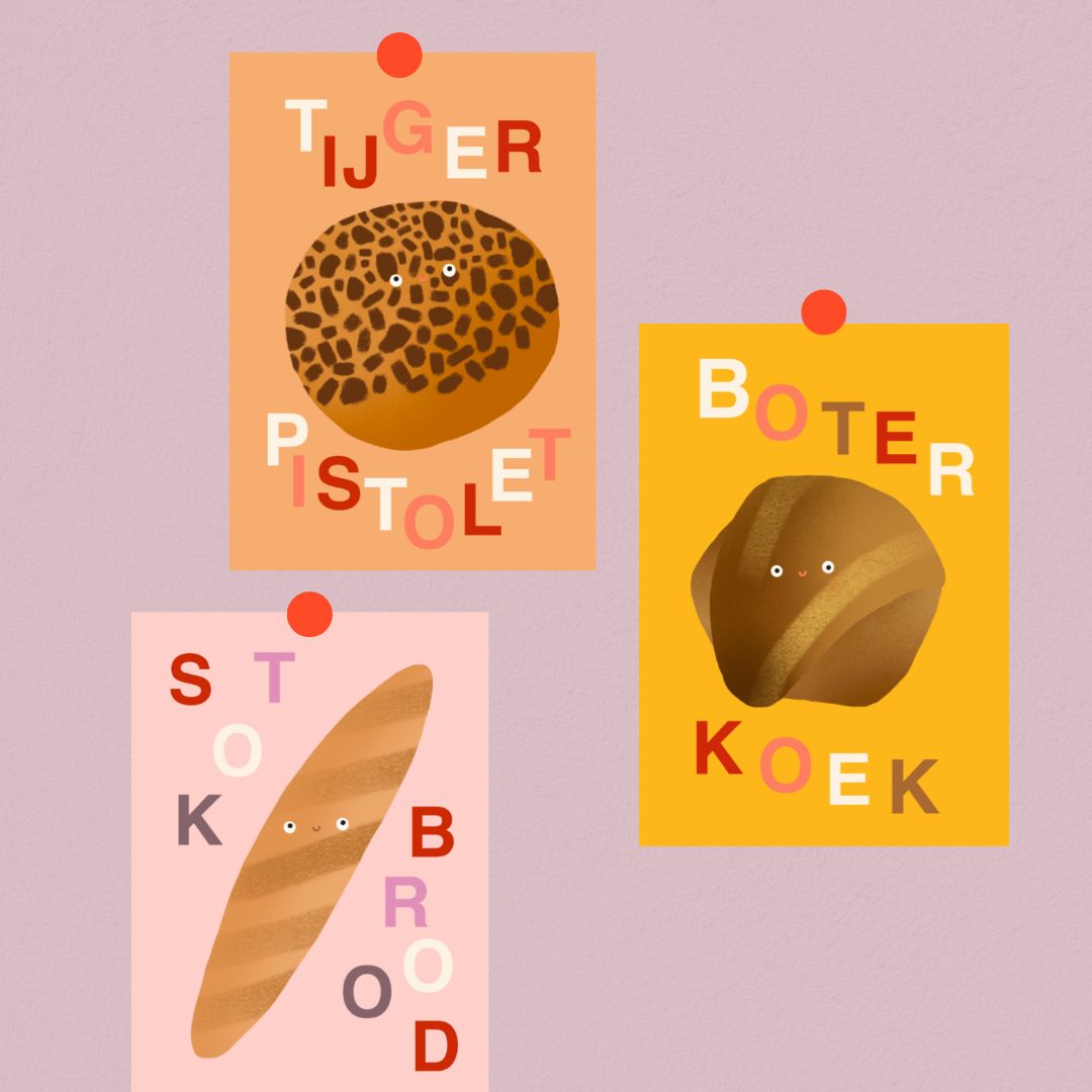 Poster set 🥖 🥐 🥯